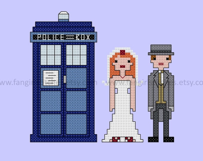 Wedding Sampler Cross Stitch Pattern - Rory and Amy - PDF Pattern