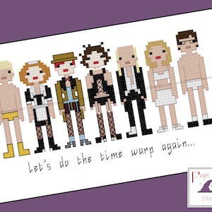 Rocky Horror Picture Show counted cross stitch - PDF Pattern - INSTANT DOWNLOAD