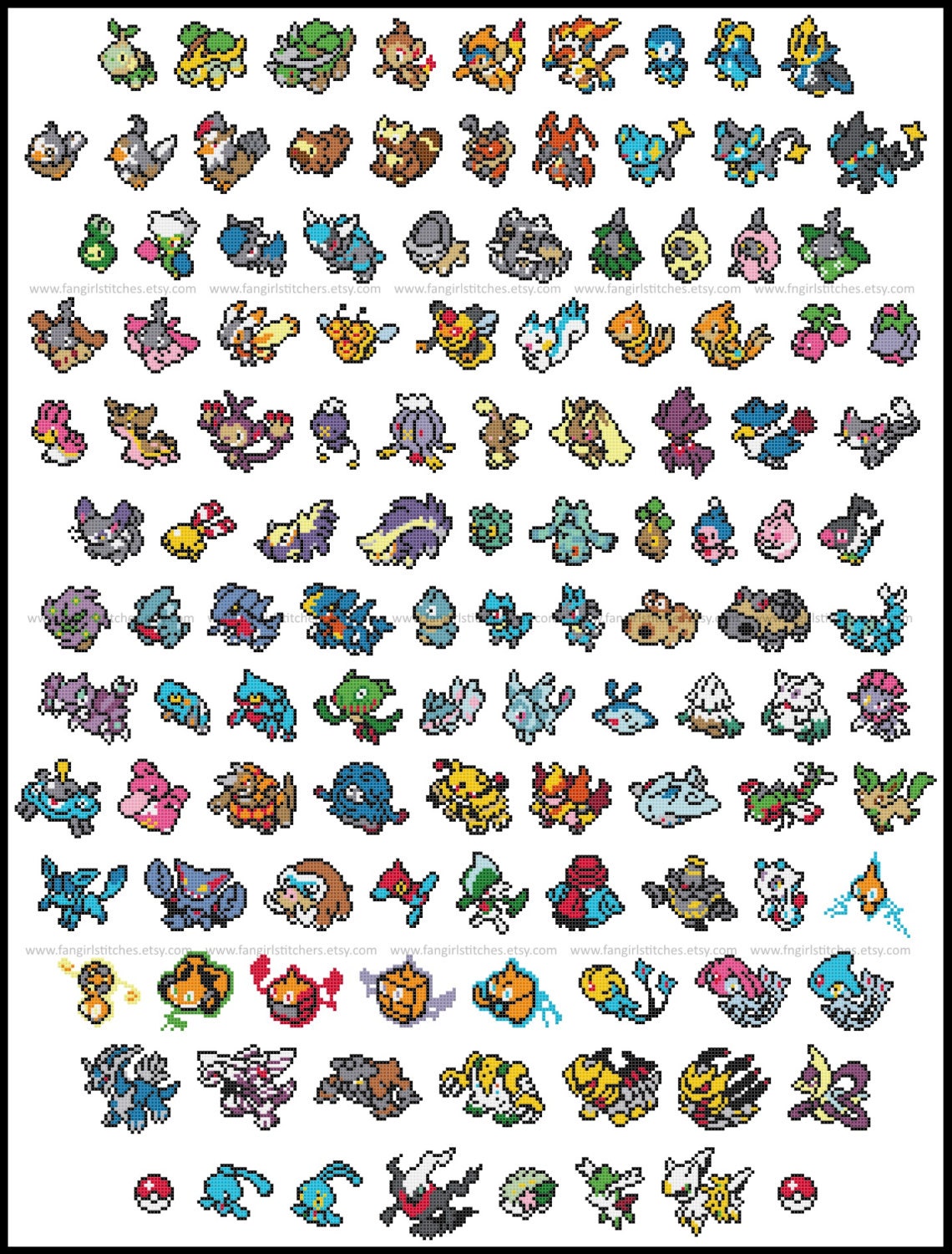 Pokémon Cross Stitch: Bring your favorite Pokémon to life with