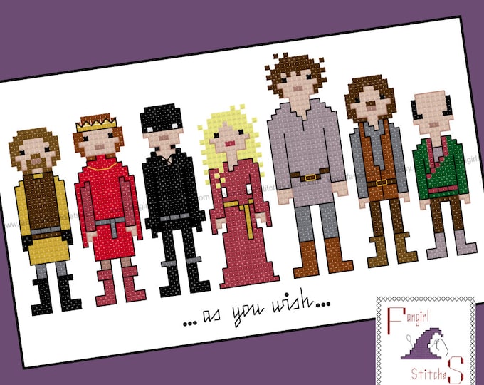 Princess Bride Inspired Cross Stitch - PDF Pattern - INSTANT DOWNLOAD