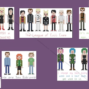 INSTANT DOWNLOAD PDF Patterns Downton Abbey inspired Cross Stitch Pattern Set