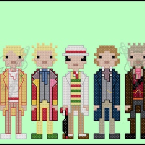 The 17 Doctors Unofficial cross stitch pattern UPDATED 2024 PDF pattern INSTANT download image 6
