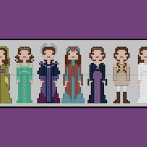 Amidala Padme Star Wars Episode 3 III Die Rache der Sith Kreuzstich - PDF Zählmuster - SOFORT Download