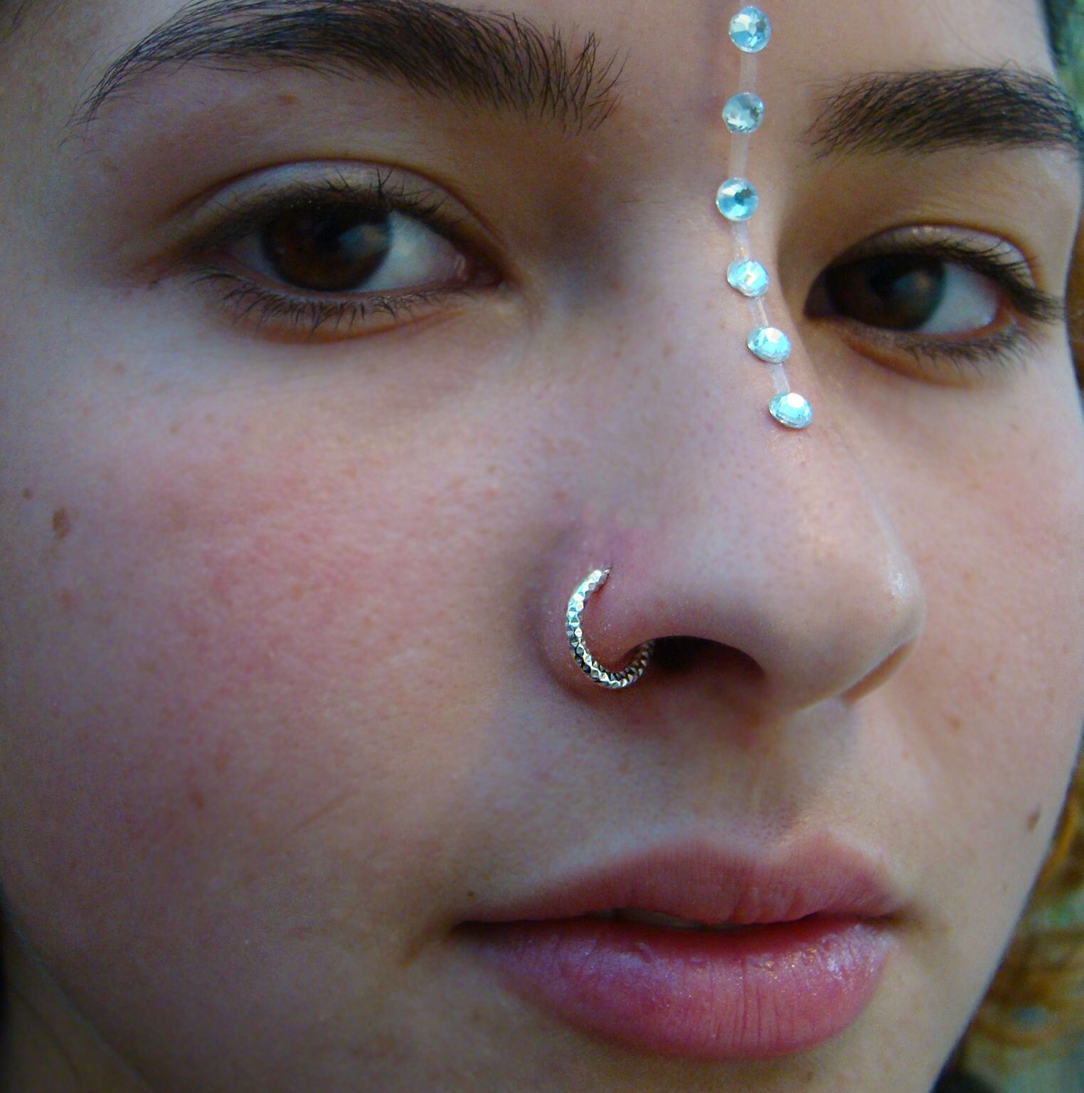 Renenūtet Geometric Nose Ring Silver nose hoop nose ring Etsy
