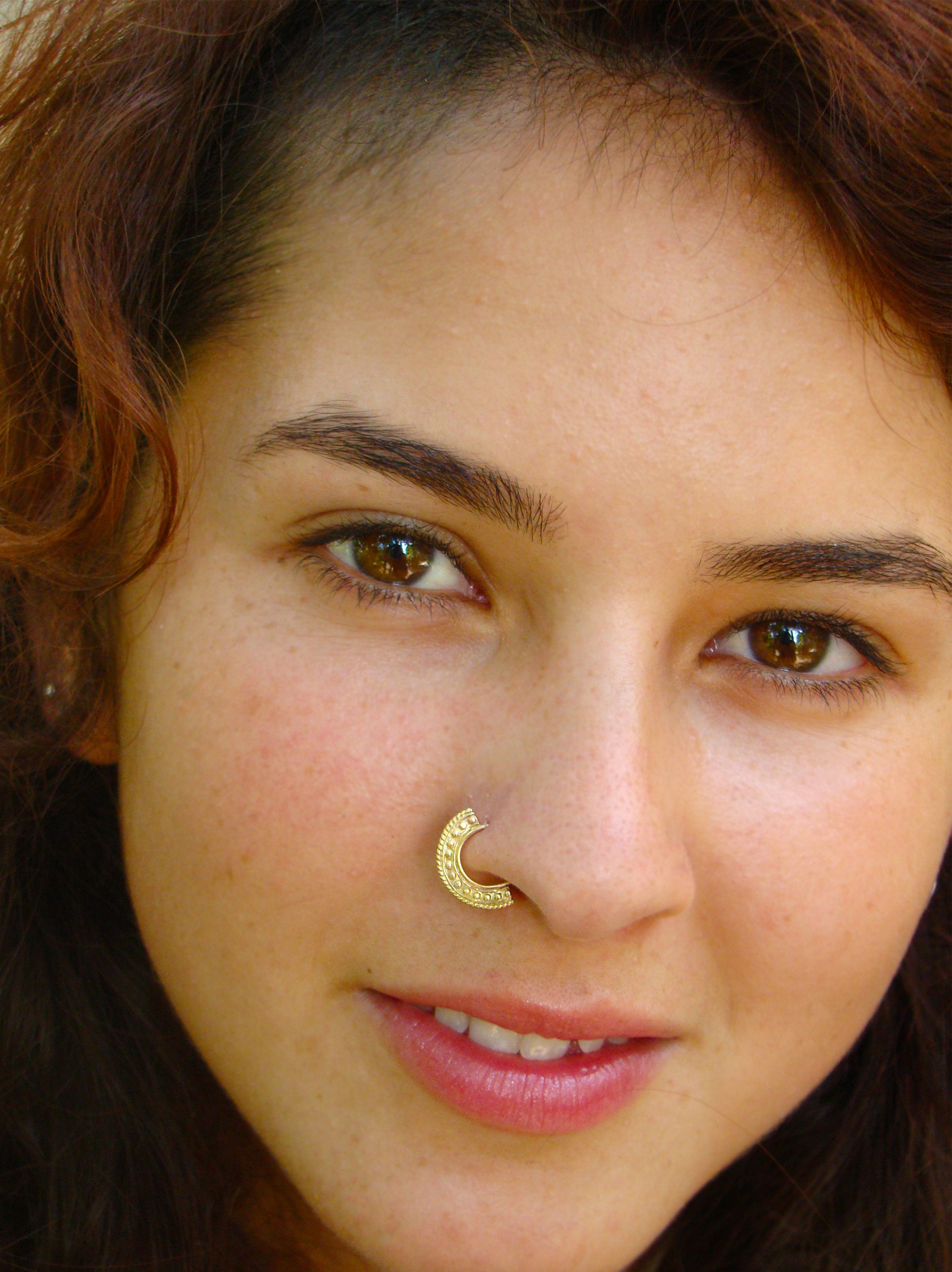 Solid Gold Nose Ring Etsy