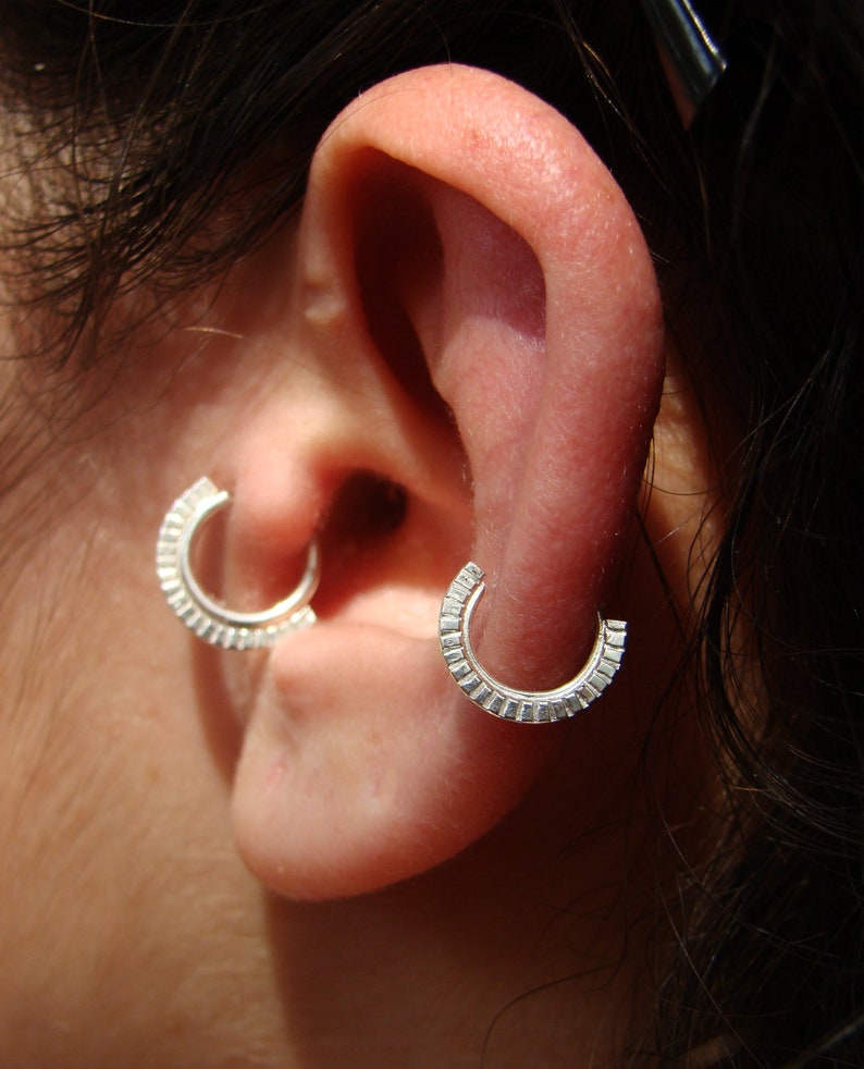 rook Minerva- septum Tribal septum helix earring Indian septum daith septum piercing cartilage hoop septum ring tragus Nose Hoop