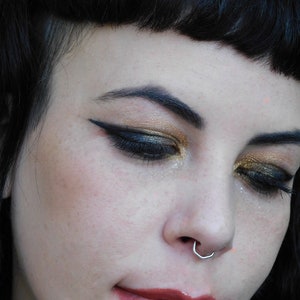 Geometric Nose Ring , Silver nose ring, Silver nose hoop, geometric nose hoop, thin nose ring, bohemian nose ring, nostril ring, boho ring