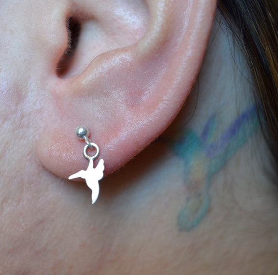 Orecchini Pendenti Celtico Colibrì In Argento 925 - Nodo Celtico Vichingo, Ipoallergenici, Regalo Donna Con Panno E Confezione - 2
