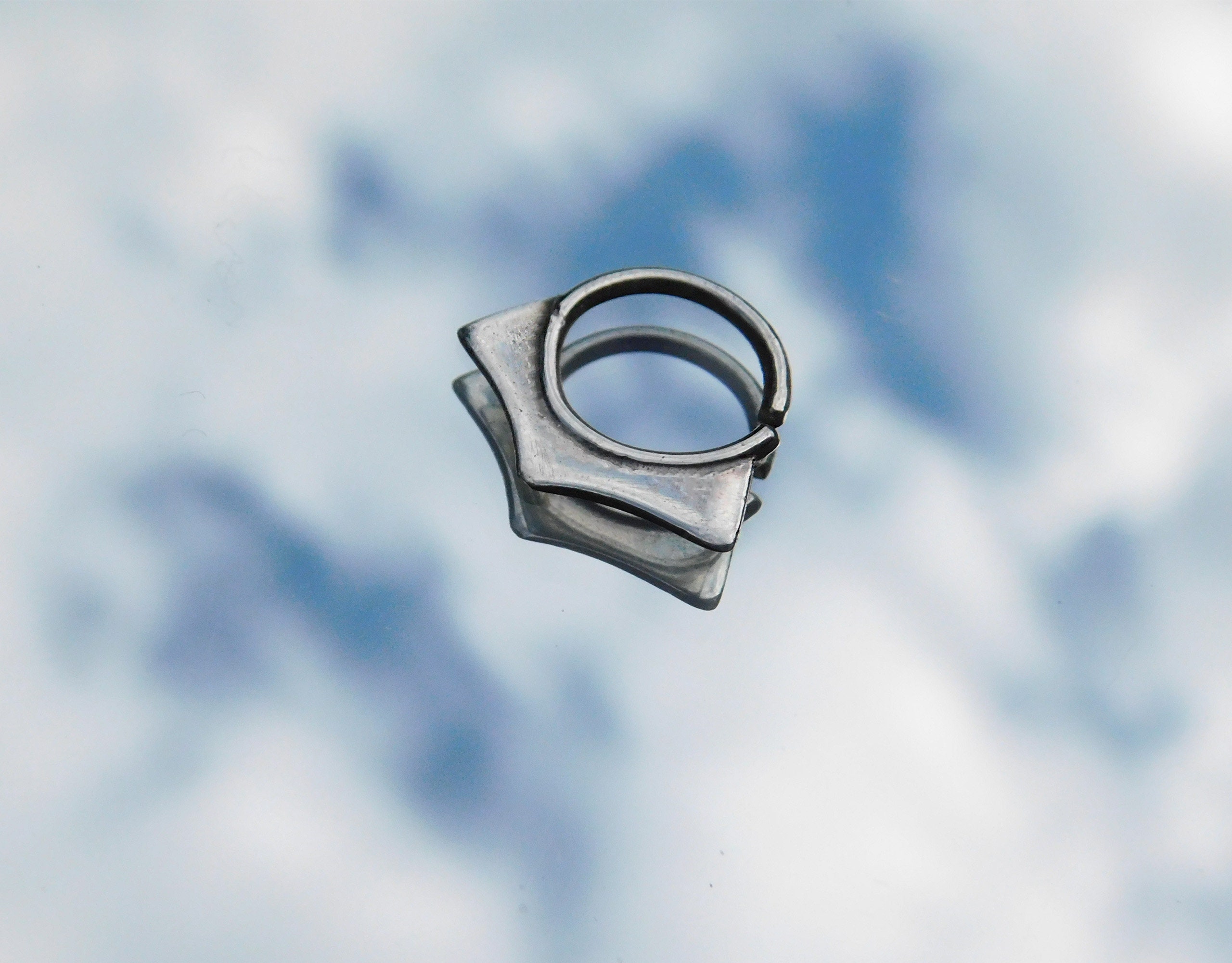 thumbnail interactive-video image 1 of Nose Rng Slver Nose Jewelry Percng Nose Hoop Slver | Etsy 1 of 12