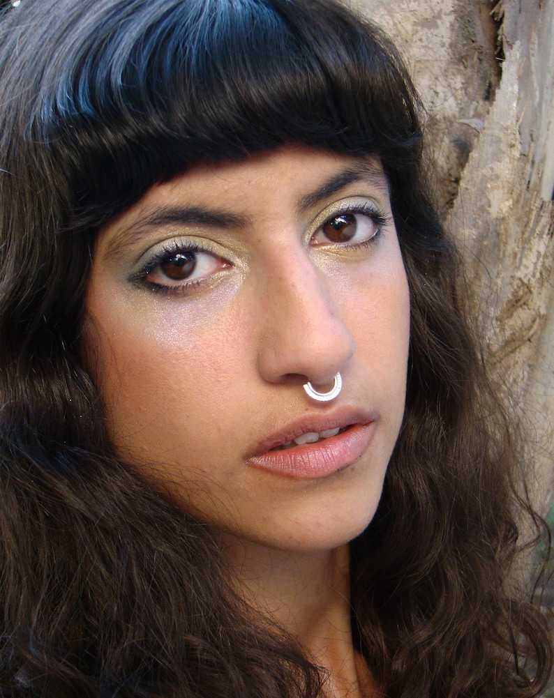 rook Minerva- septum Tribal septum helix earring Indian septum daith septum piercing cartilage hoop septum ring tragus Nose Hoop