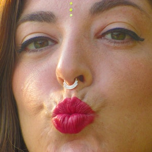 piercing jewelry, piercing ring, nose ring, Septum ring, Tribal  septum, Silver septum, Silver septum ring, septum piercing, nose jewelry