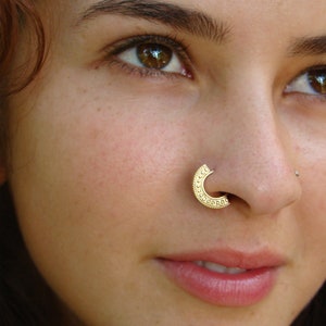 Solid Gold nose ring