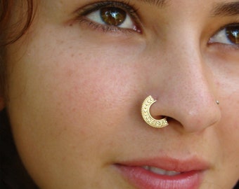 Solid Gold nose ring