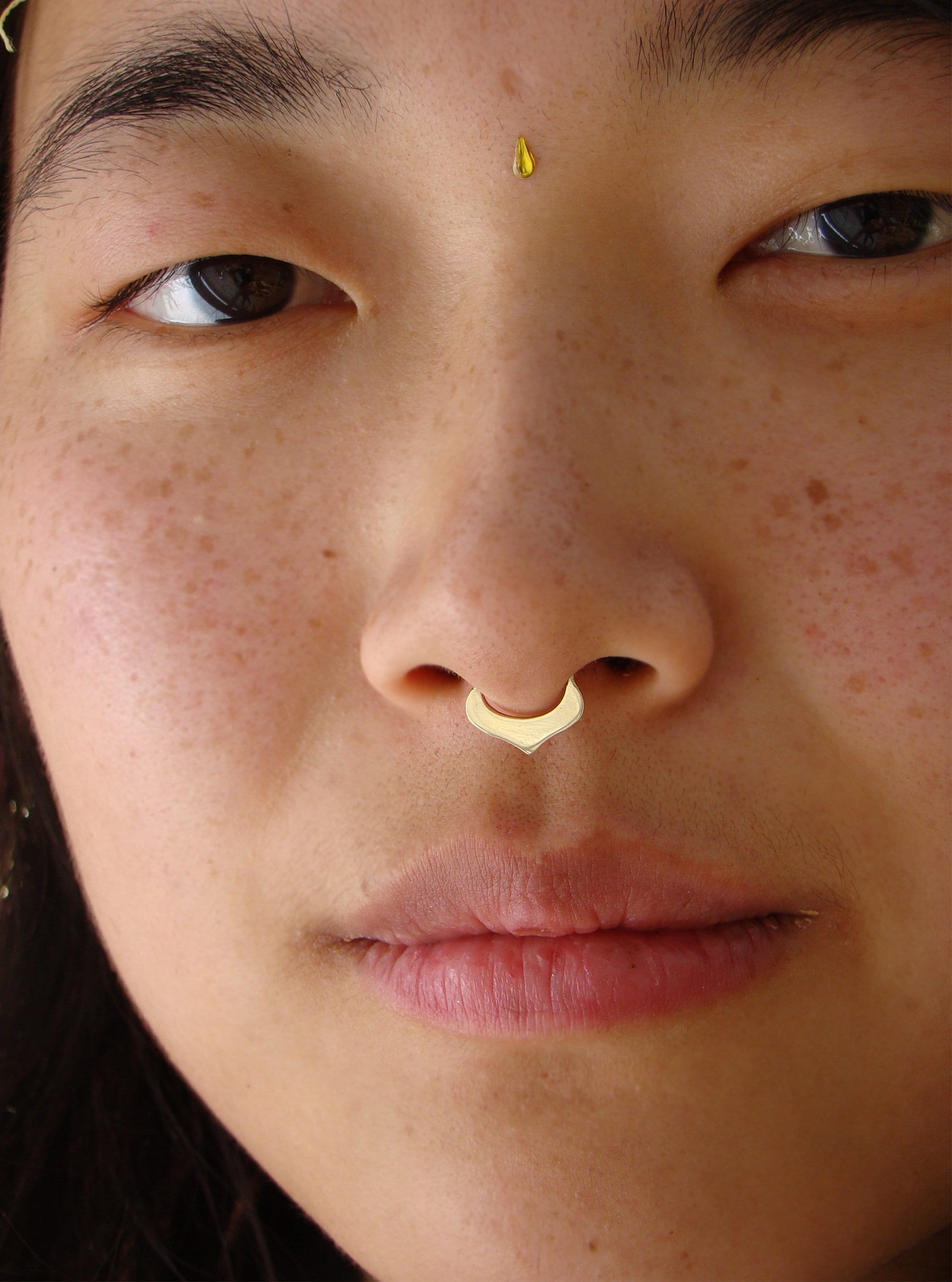 24k Gold Septum Etsy