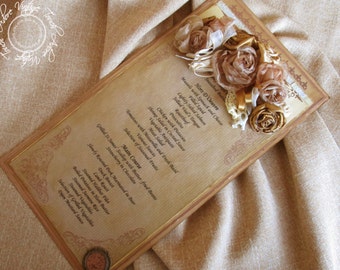 Menu, I Love CU; Shabby Chic Menu, Shabby Menu, Distressed Menu, Aged Menu, Vintage Menu, Old Menu, Wedding Stationery, Vintage Wedding