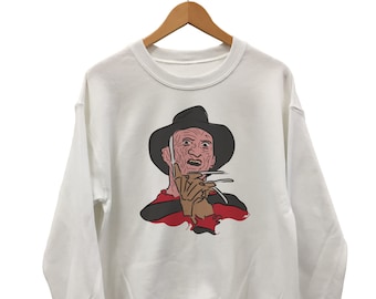 Freddy Kreuger Sweatshirt - A Nightmare on Elm Street - Jason Vorhees - Horror Movies - 90's Movies