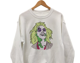 Beetlejuice Sweatshirt - It's Showtime - Vintage Horror Shirt - Horror Movies - Halloween Shirt