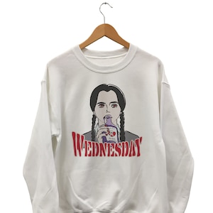 Wednesday Sweatshirt - Wednesday Addams - The Addams family - Christina Ricci - Halloween Tshirts