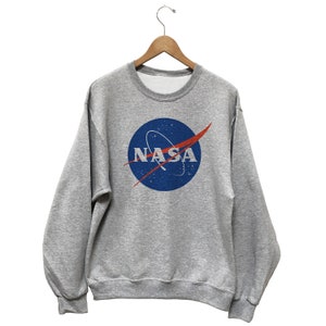 NASA Sweatshirt Grey Meatball Sweatshirt NASA Shirt Space Tshirts S, M ...