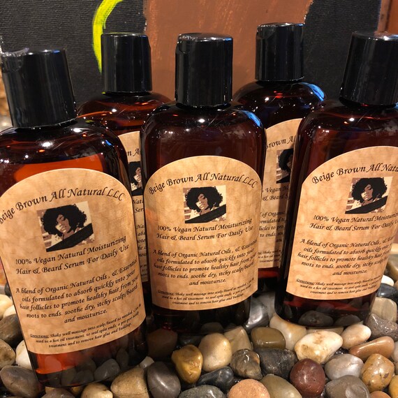 100 Vegan Natural Moisturizing Oil For Hair Beard Body For Etsy