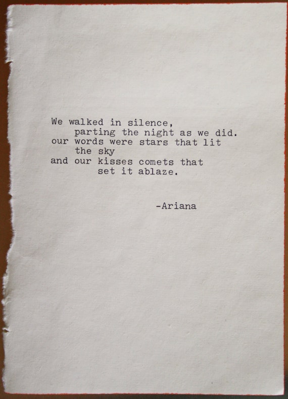 Poem Love Poetry Home Decor Wedding Vows Love Letter Love Note Etsy