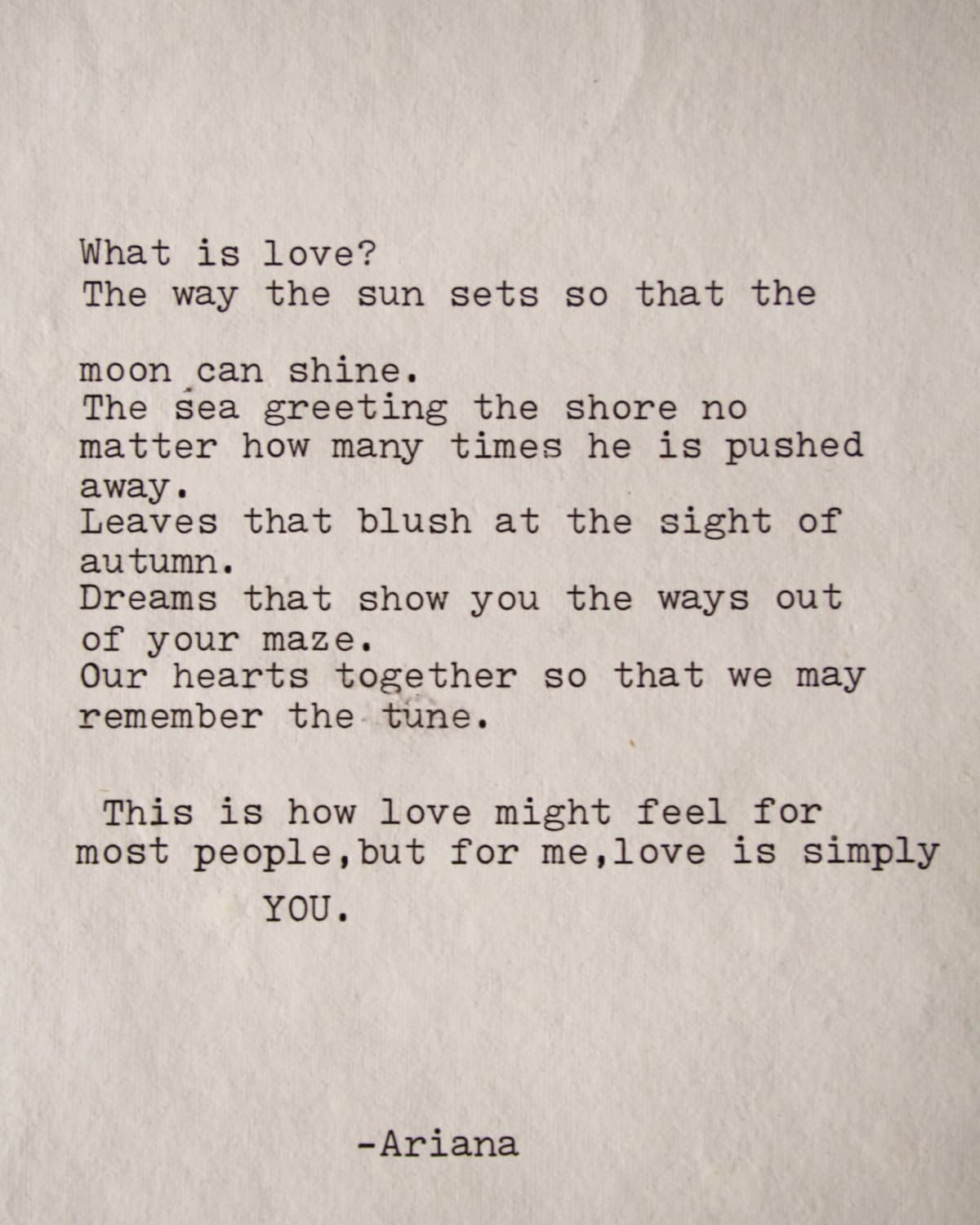 Love Poem 