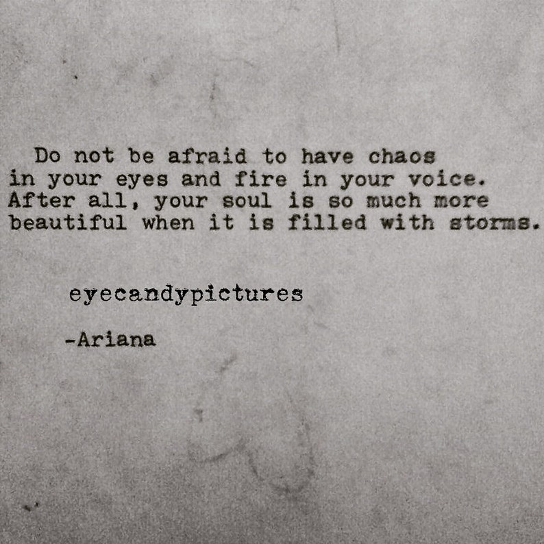 Poetry Original Poem Love Letter Typewritten Poem Typography Etsy