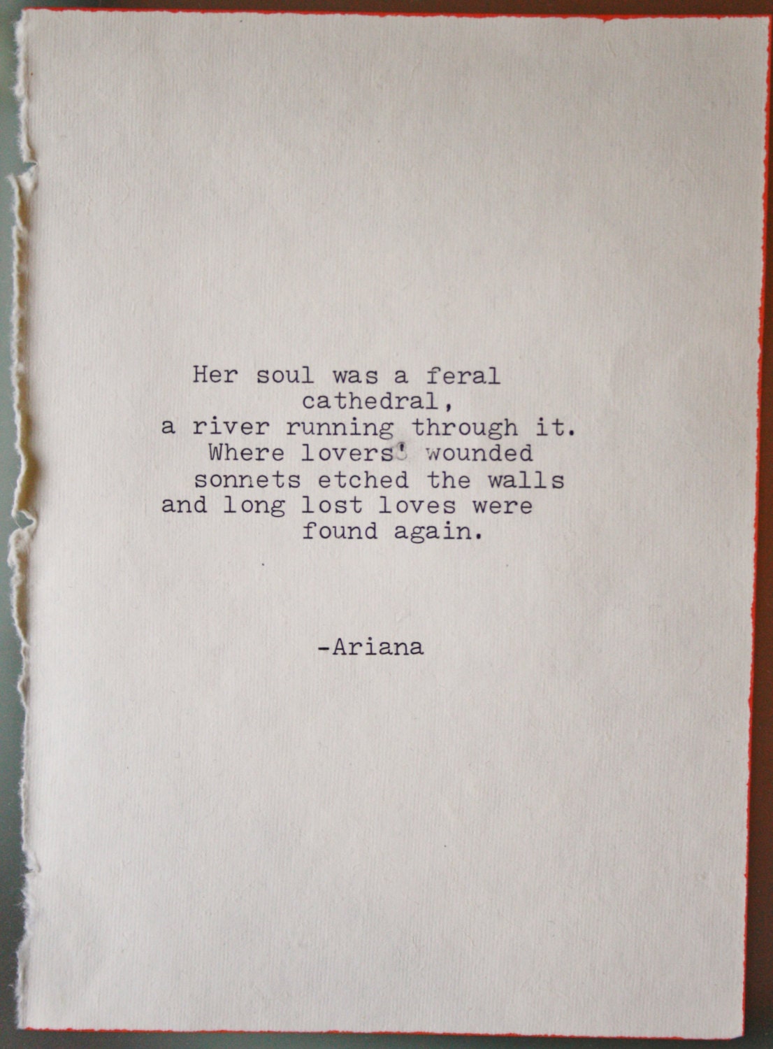 Love poem original poetry love quote typographic love print Etsy
