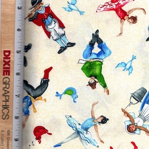 Fabri-Quilt - Christmas Characters - 12 Days - Maids - Pipers - Dancers - Birds etc.