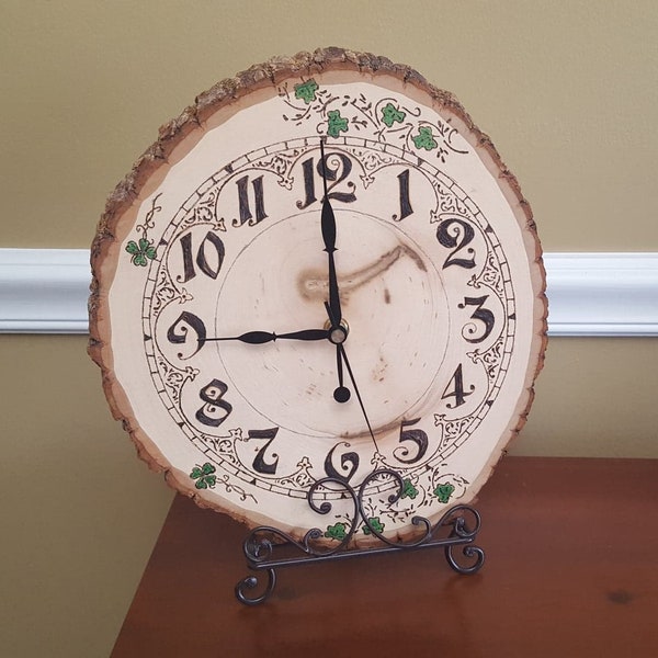 Rustic Desk Clock Etsy