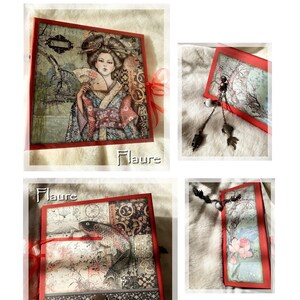 Grande album fotografico di scrapbooking Sir Vagabond in Giappone, scrapbooking, carta di scarto, Giappone, regalo, fatto a mano, carta di scarto, Natale, compleanno