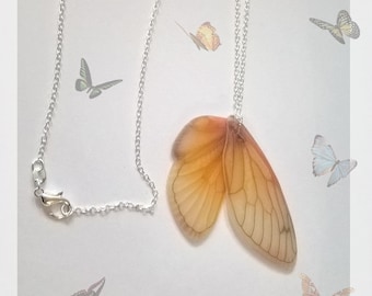 Butterfly wings necklace, butterfly, butterfly jewelry, original jewelry, gift, silver chain, 925 silver,