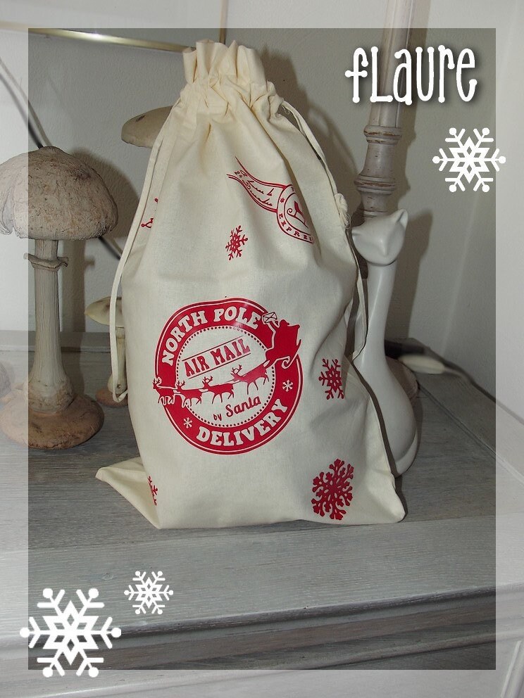 Sac à Cadeau ou Jouet de Noël, Sac Noel, Père Cadeau, Idée Décoration Déco, Enfant,