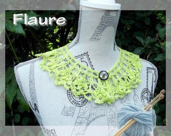 A collar in green anise wool Bart & Francis