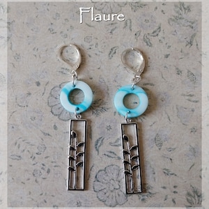Flower and mother-of-pearl earrings, silver jewelry, 925 silver, gift, mother-of-pearl, mother-of-pearl jewelry, birthday, Christmas, Valentine&#39;s Day,