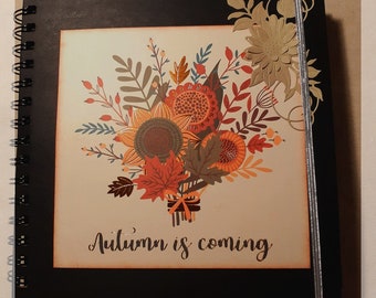 Autumn scrapbooking photo album, scrapbooking, handmade, gift, photo album, forest, nature, nature album, autumn album