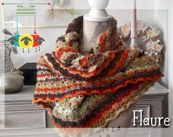 A shawl / shoulder heater, wool, crochet, handmade knit, handmade shawl, winter accessories, gift idea, wool accessories