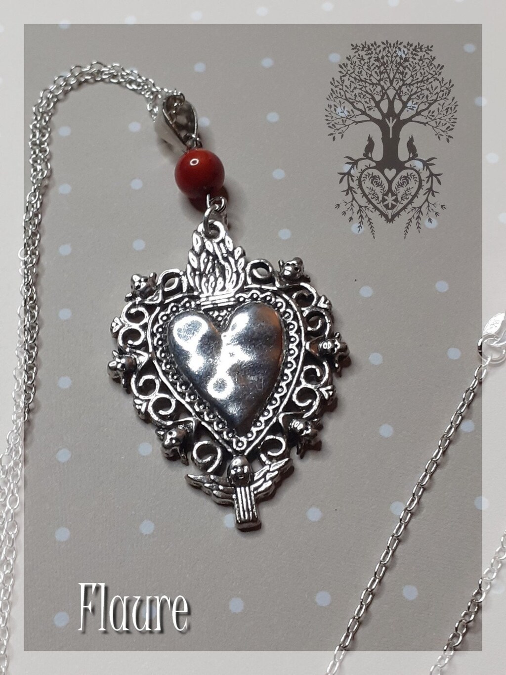 Collana Con Ciondolo A Cuore 'Meditation' In Sodalite – Pietra Curativa, Laccio Regolabile