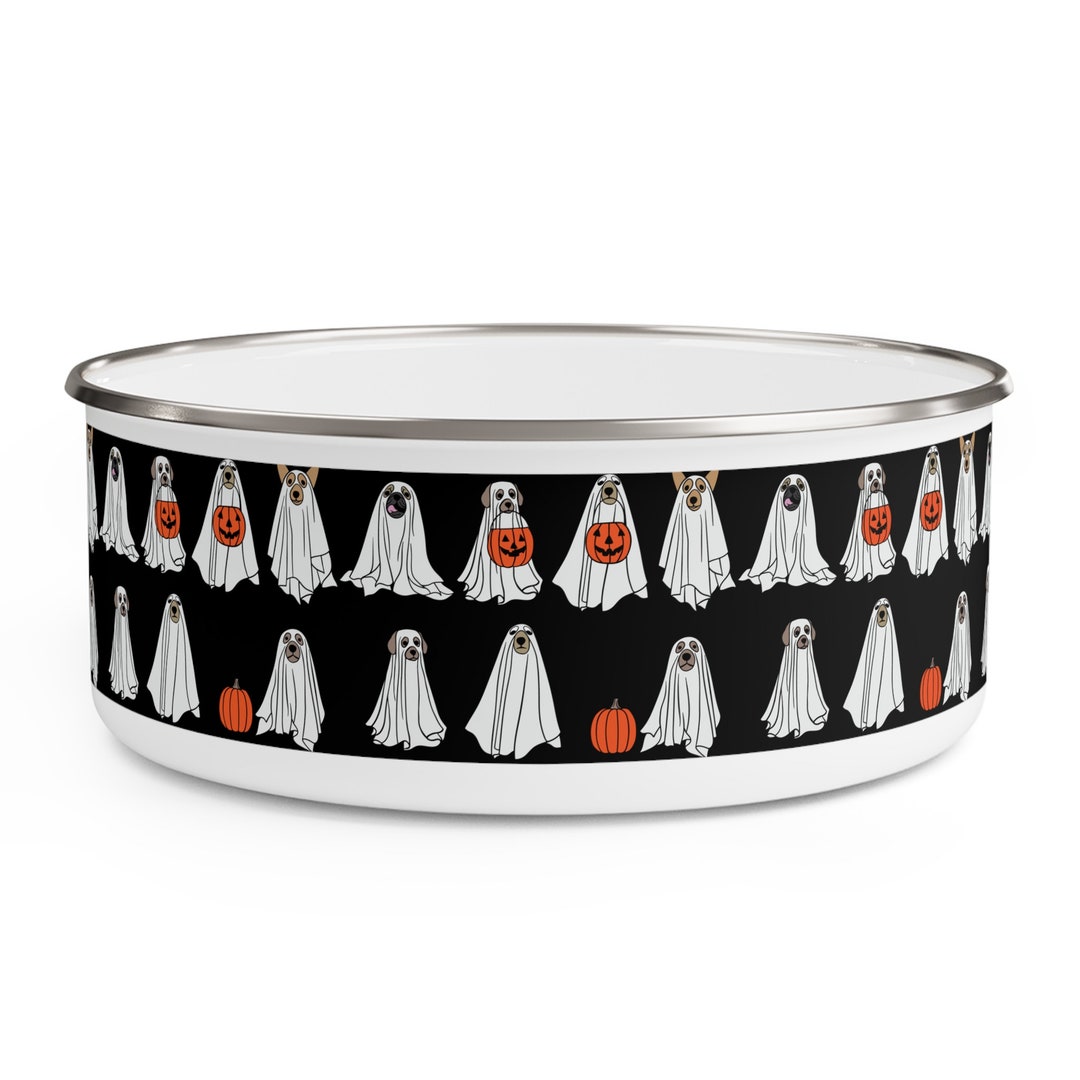 Trick or Treat Ghost Dog Costume Home Decor Halloween Serving Etsy