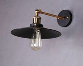 American style bedside antique wall lamp Wall Sconce - Rustic Lighting - Swivel Wall Light Adjustable Arm Fixture