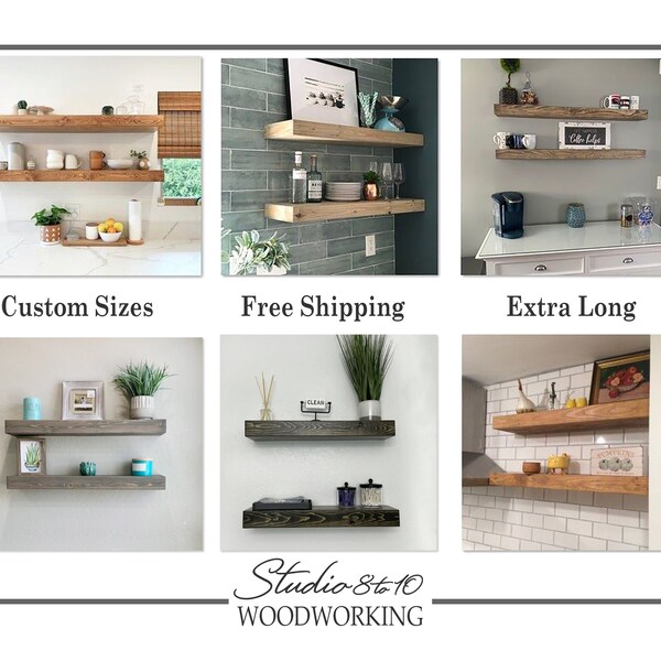 Long Floating Shelf Etsy