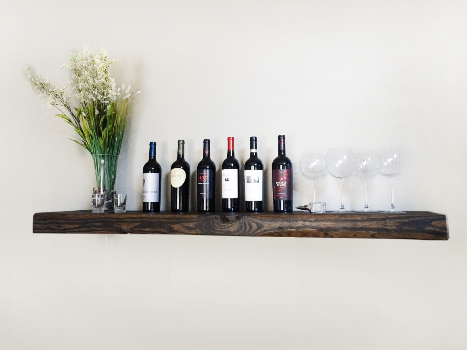 LONG Rustic Chunky Wood Floating Shelves Etsy