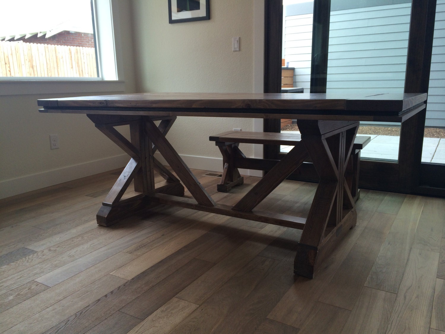 Farmhouse X Table Etsy