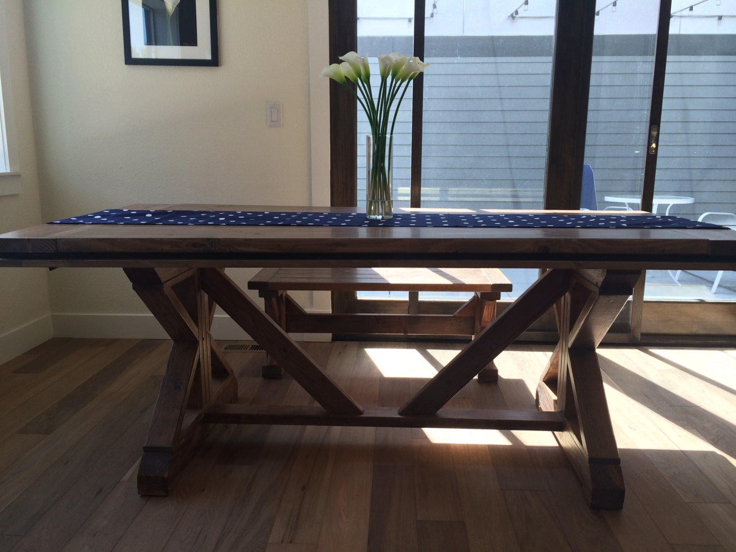 Farmhouse X Table Etsy