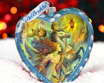 Christmas Ornaments  Angel Ornament | Heart Limited Edition Ornament 738-087