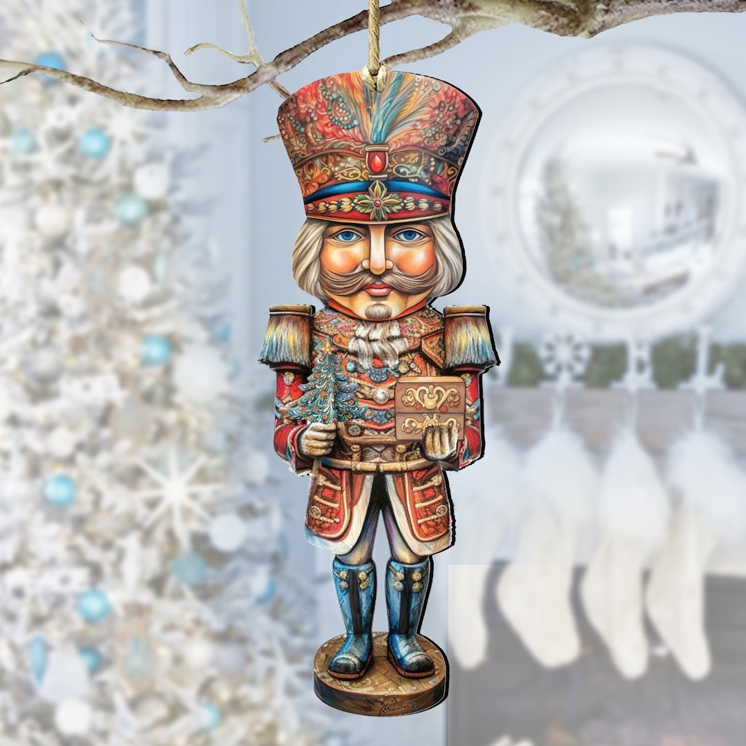 Nutcracker Prince Wooden Ornaments by G. Debrekht Christmas Décor ...