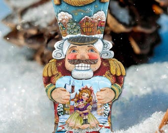 Outdoor Christmas Nutcracker Decor Wooden Decorative Hanging - Freestanding Figurine #8116430M