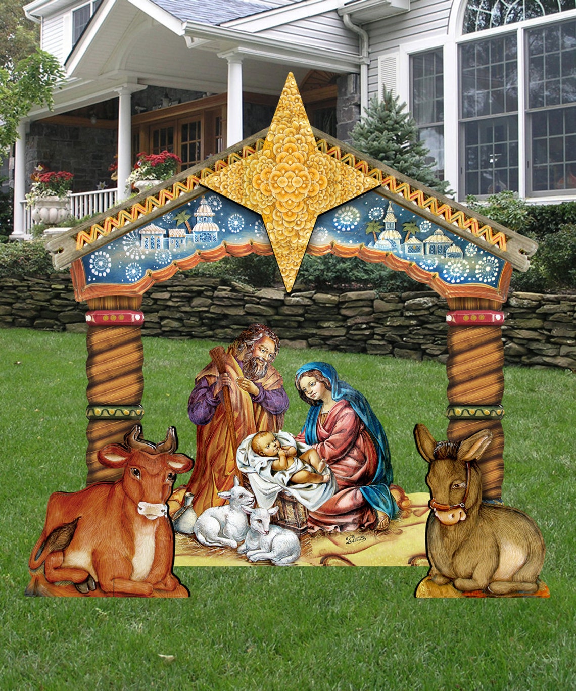 Outdoor Christmas Nativity Sets Sale 