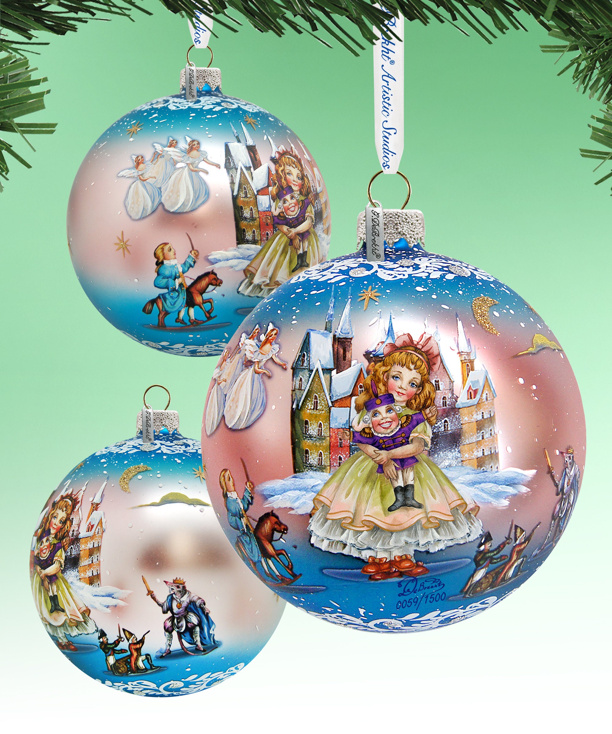 Nutcracker Ornaments OVERSIZED Nutcracker Fairytale Ball Etsy