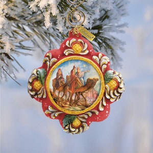 Christmas Nativity Ornament Nativity - Scenic ornament Derevo Ornament Collection by G DeBrekht - Holiday Home Decor -  6102516